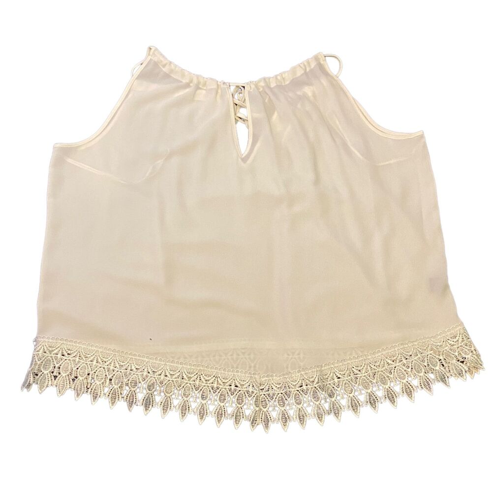 #5727 Absolute Angel Womens White Blouse Size 3X